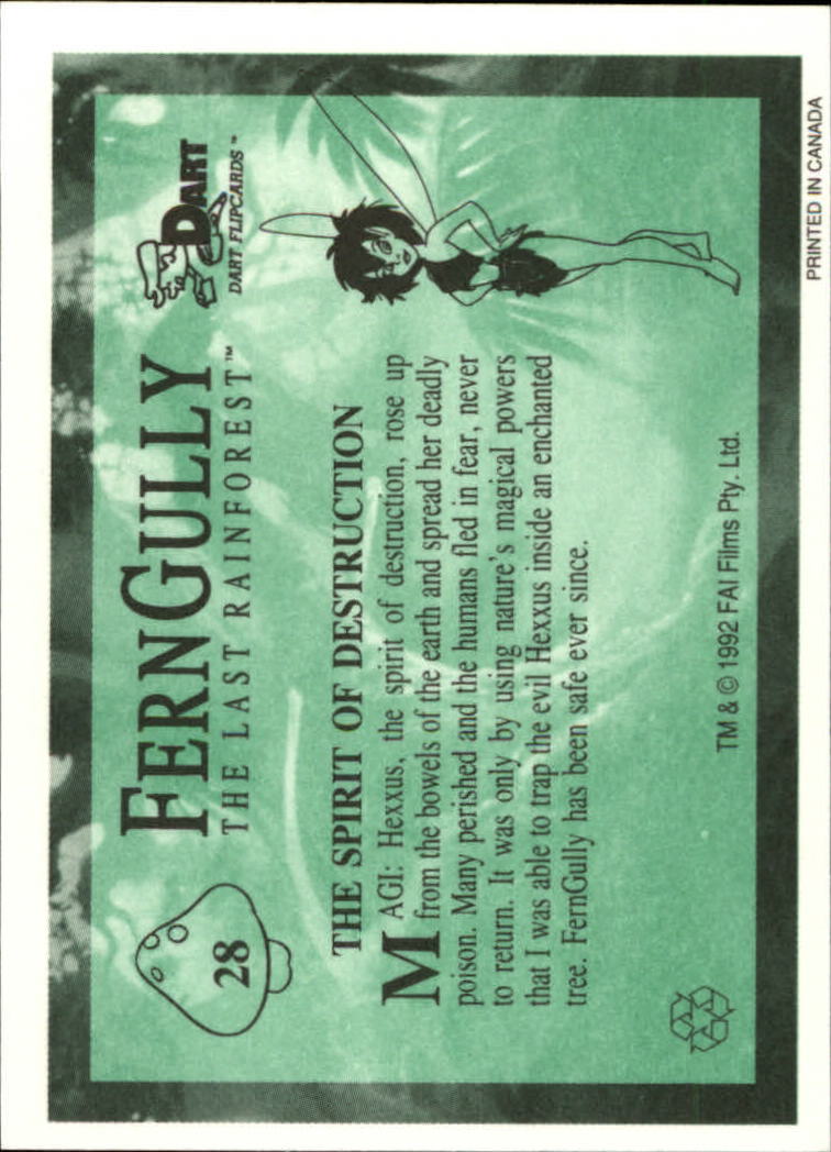 Tarjeta FernGully B6748- 1992 Dart Flipcards #s 1-100 -Tú eliges- 15+ ENVÍO GRATUITO A EE. UU. - Imagen 57 de 201