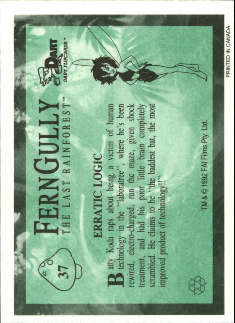 Tarjeta FernGully B6748- 1992 Dart Flipcards #s 1-100 -Tú eliges- 15+ ENVÍO GRATUITO A EE. UU. - Imagen 75 de 201