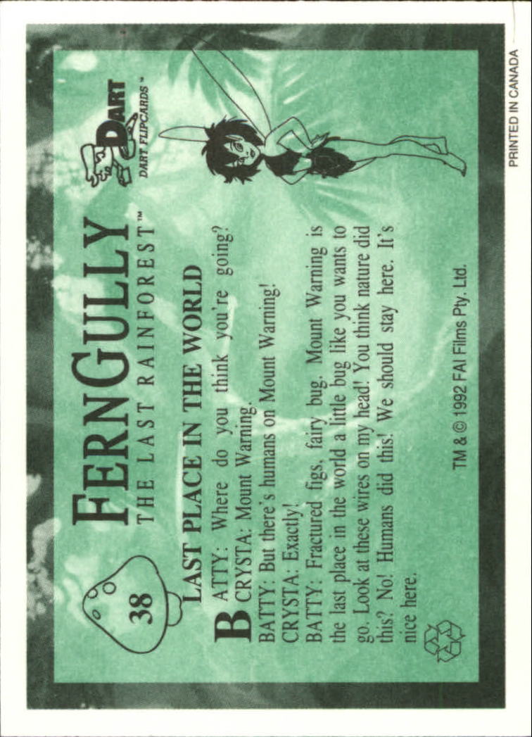 Tarjeta FernGully B6748- 1992 Dart Flipcards #s 1-100 -Tú eliges- 15+ ENVÍO GRATUITO A EE. UU. - Imagen 77 de 201