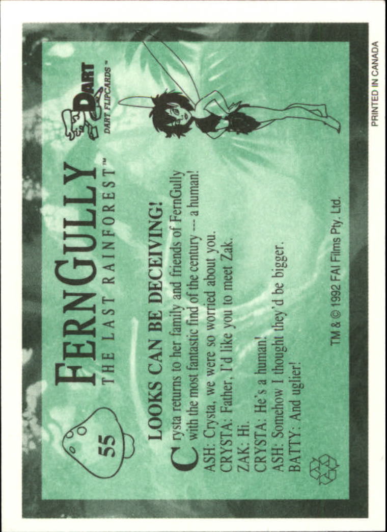 Tarjeta FernGully B6748- 1992 Dart Flipcards #s 1-100 -Tú eliges- 15+ ENVÍO GRATUITO A EE. UU. - Imagen 111 de 201