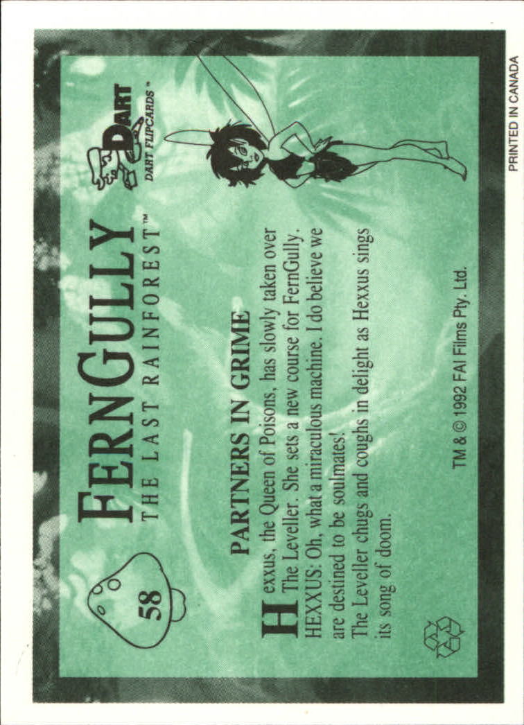 Tarjeta FernGully B6748- 1992 Dart Flipcards #s 1-100 -Tú eliges- 15+ ENVÍO GRATUITO A EE. UU. - Imagen 117 de 201