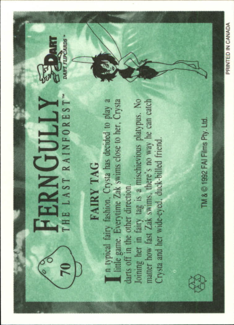 Tarjeta FernGully B6748- 1992 Dart Flipcards #s 1-100 -Tú eliges- 15+ ENVÍO GRATUITO A EE. UU. - Imagen 141 de 201