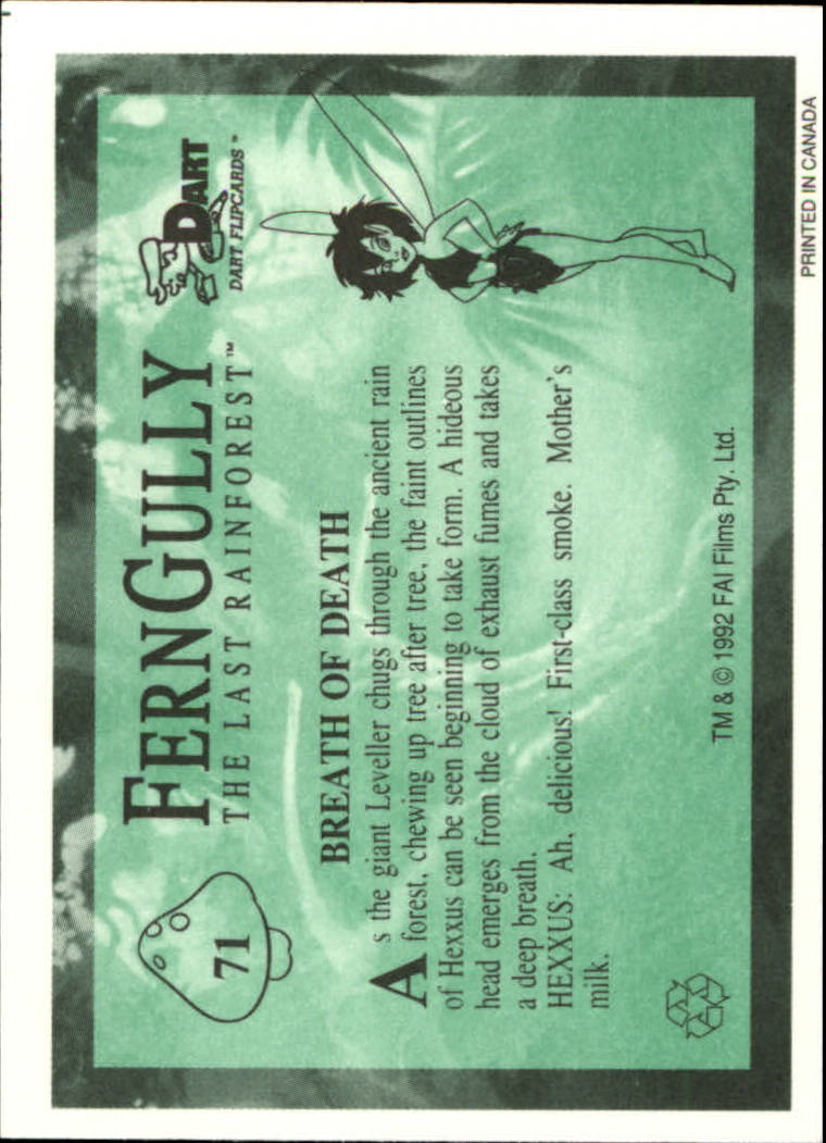 Tarjeta FernGully B6748- 1992 Dart Flipcards #s 1-100 -Tú eliges- 15+ ENVÍO GRATUITO A EE. UU. - Imagen 143 de 201