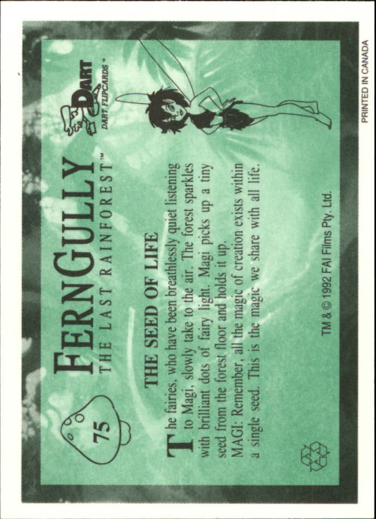 Tarjeta FernGully B6748- 1992 Dart Flipcards #s 1-100 -Tú eliges- 15+ ENVÍO GRATUITO A EE. UU. - Imagen 151 de 201