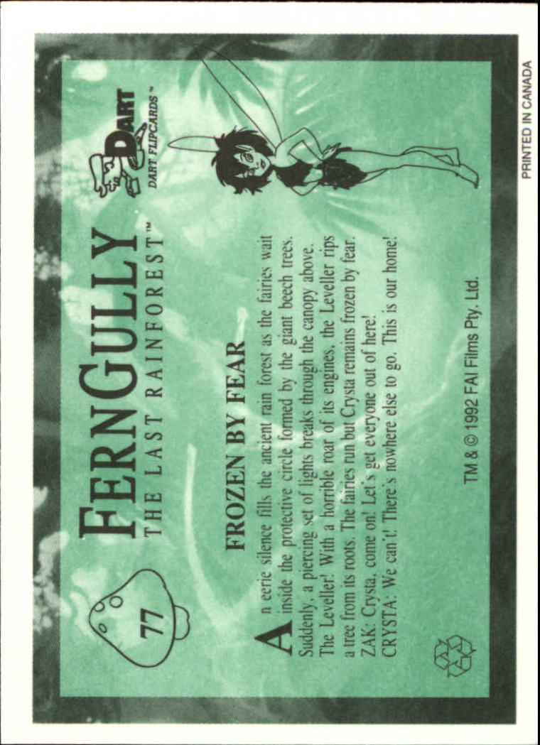 Tarjeta FernGully B6748- 1992 Dart Flipcards #s 1-100 -Tú eliges- 15+ ENVÍO GRATUITO A EE. UU. - Imagen 155 de 201