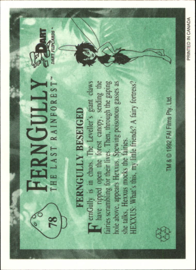 Tarjeta FernGully B6748- 1992 Dart Flipcards #s 1-100 -Tú eliges- 15+ ENVÍO GRATUITO A EE. UU. - Imagen 157 de 201