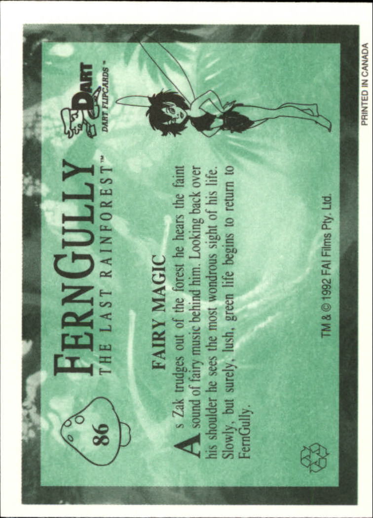Tarjeta FernGully B6748- 1992 Dart Flipcards #s 1-100 -Tú eliges- 15+ ENVÍO GRATUITO A EE. UU. - Imagen 173 de 201