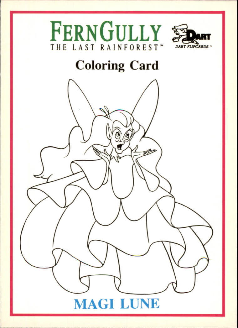 Tarjeta FernGully B6748- 1992 Dart Flipcards #s 1-100 -Tú eliges- 15+ ENVÍO GRATUITO A EE. UU. - Imagen 190 de 201