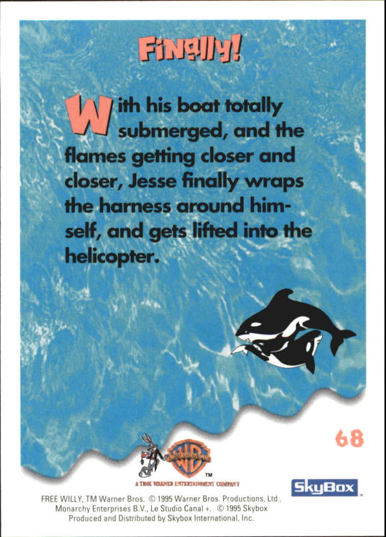 1995 SkyBox Free Willy 2 #68 Finally on Fanatics Collect