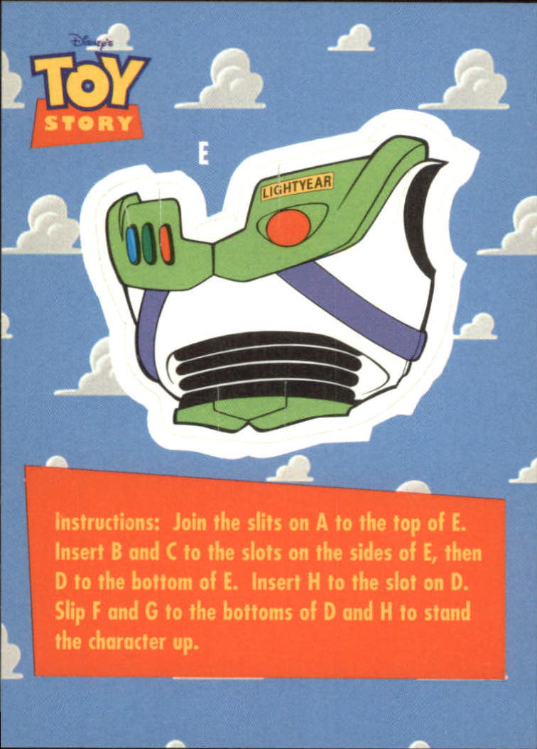 1995 SkyBox Toy Story #81 Buzz Part 3