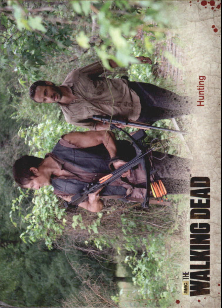 2014 Cryptozoic The Walking Dead Season Three Part 1 #5 Hunting