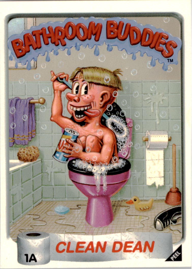 1996 Topps Bathroom Buddies #1A Clean Dean - NM-MT