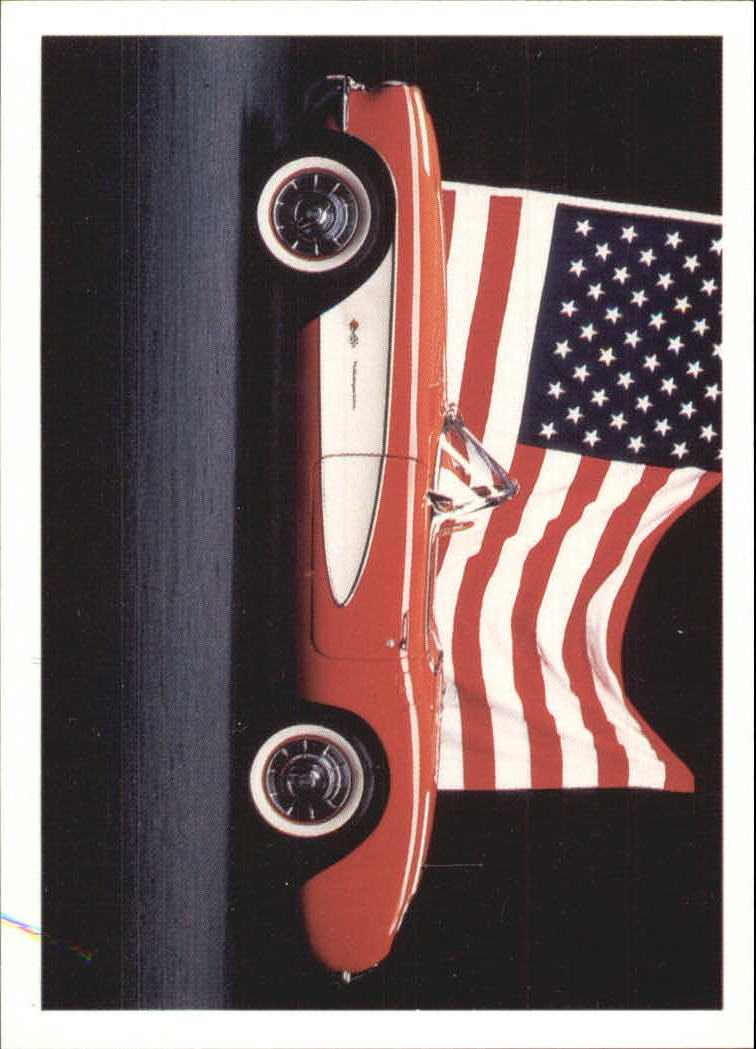 1991 Panini Dream Cars 100 #96 Corvette Flag