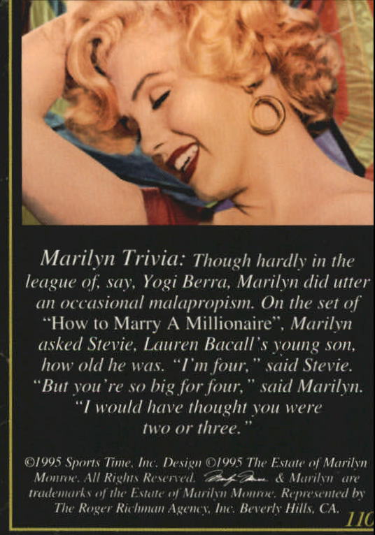 A3714- 1995 Marilyn Monroe II Actress #s 101-200 -You Pick- 15+ FREE US SHIP