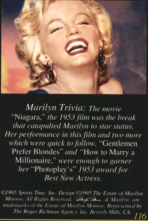 A3714- 1995 Marilyn Monroe II Actress #s 101-200 -You Pick- 15+ FREE US SHIP