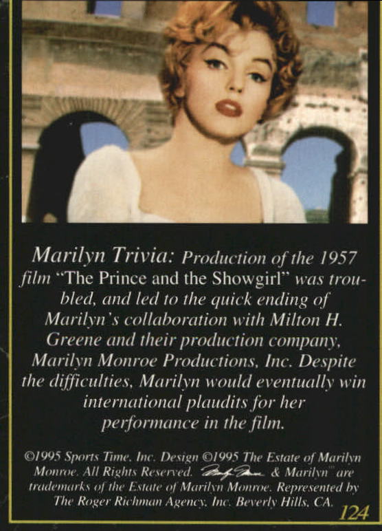 A3714- 1995 Marilyn Monroe II Actress #s 101-200 -You Pick- 15+ FREE US SHIP