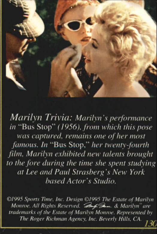 A3714- 1995 Marilyn Monroe II Actress #s 101-200 -You Pick- 15+ FREE US SHIP