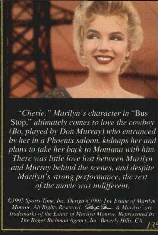 A3714- 1995 Marilyn Monroe II Actress #s 101-200 -You Pick- 15+ FREE US SHIP