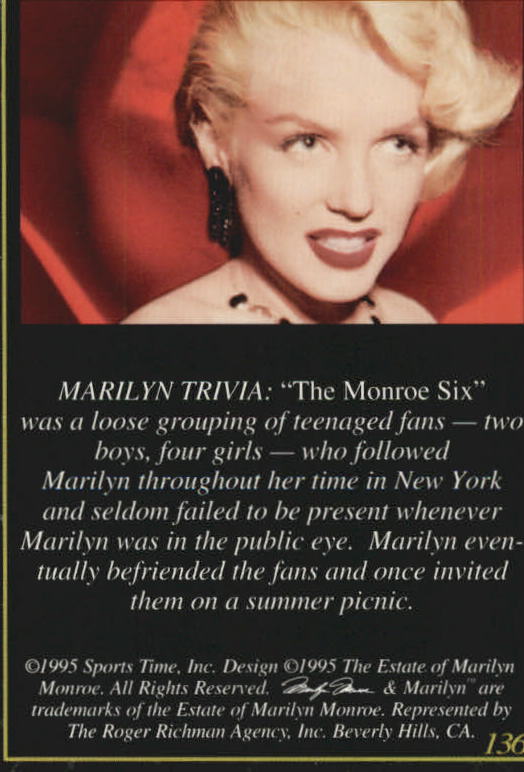 A3714- 1995 Marilyn Monroe II Actress #s 101-200 -You Pick- 15+ FREE US SHIP