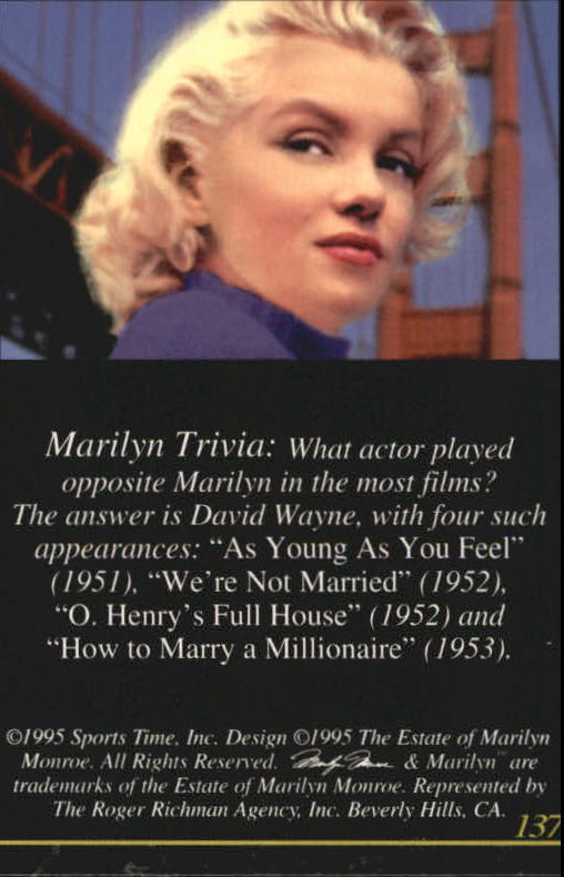 A3714- 1995 Marilyn Monroe II Actress #s 101-200 -You Pick- 15+ FREE US SHIP