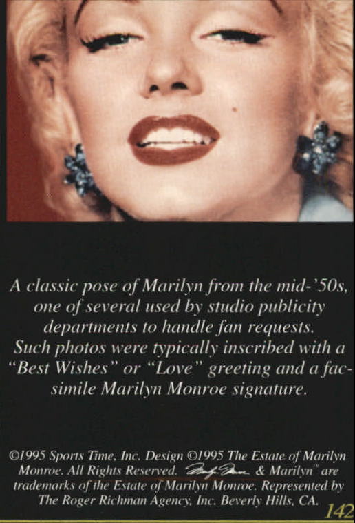 A3714- 1995 Marilyn Monroe II Actress #s 101-200 -You Pick- 15+ FREE US SHIP