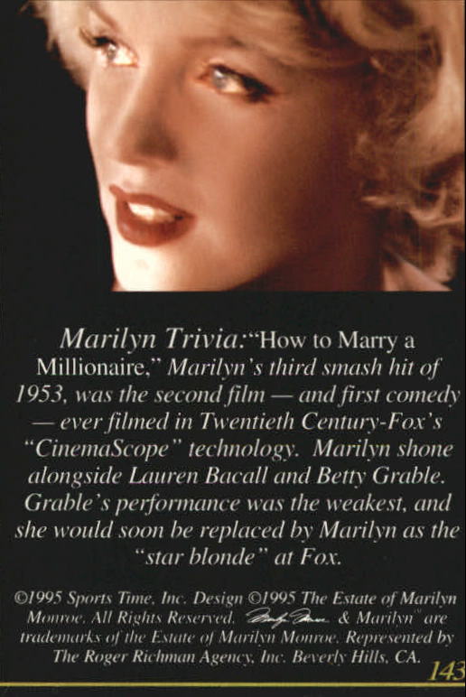 A3714- 1995 Marilyn Monroe II Actress #s 101-200 -You Pick- 15+ FREE US SHIP