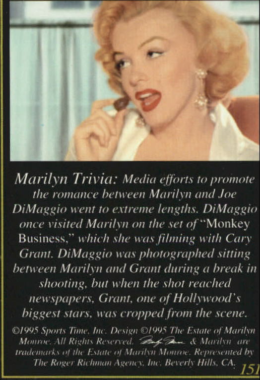 A3714- 1995 Marilyn Monroe II Actress #s 101-200 -You Pick- 15+ FREE US SHIP