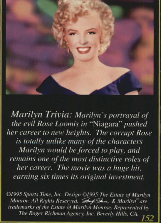 A3714- 1995 Marilyn Monroe II Actress #s 101-200 -You Pick- 15+ FREE US SHIP