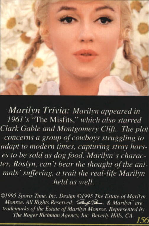 A3714- 1995 Marilyn Monroe II Actress #s 101-200 -You Pick- 15+ FREE US SHIP