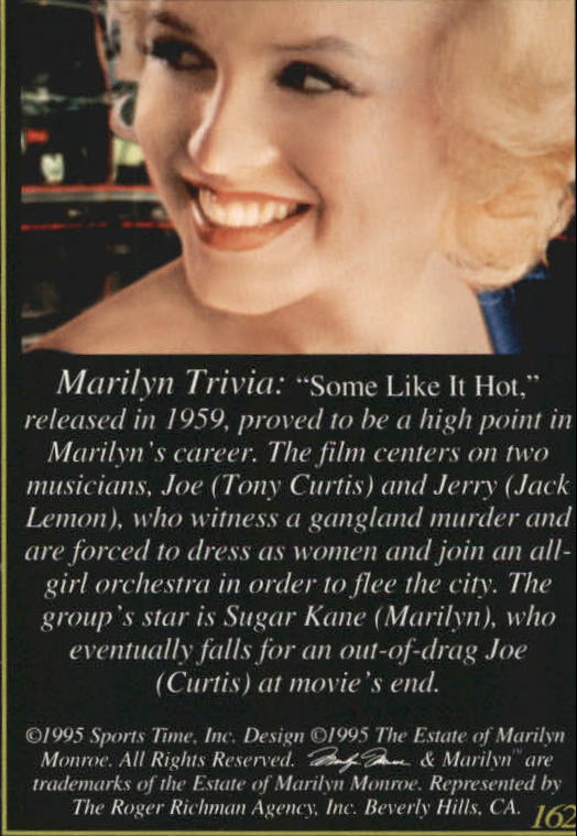 A3714- 1995 Marilyn Monroe II Actress #s 101-200 -You Pick- 15+ FREE US SHIP