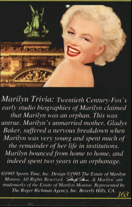 A3714- 1995 Marilyn Monroe II Actress #s 101-200 -You Pick- 15+ FREE US SHIP