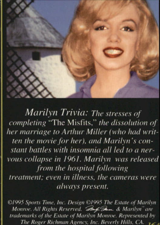 A3714- 1995 Marilyn Monroe II Actress #s 101-200 -You Pick- 15+ FREE US SHIP