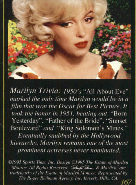 A3714- 1995 Marilyn Monroe II Actress #s 101-200 -You Pick- 15+ FREE US SHIP