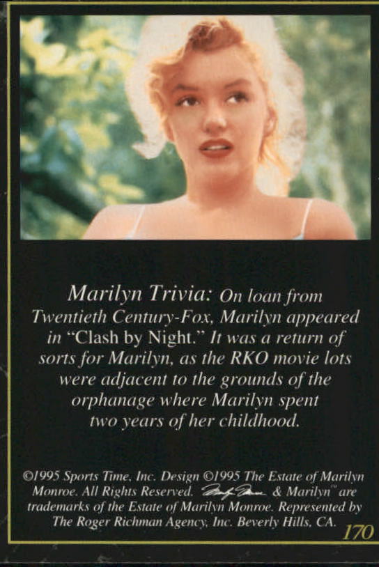 A3714- 1995 Marilyn Monroe II Actress #s 101-200 -You Pick- 15+ FREE US SHIP