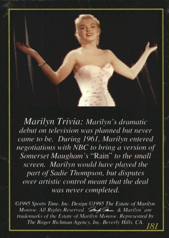 A3714- 1995 Marilyn Monroe II Actress #s 101-200 -You Pick- 15+ FREE US SHIP