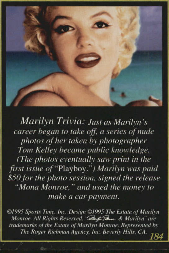 A3714- 1995 Marilyn Monroe II Actress #s 101-200 -You Pick- 15+ FREE US SHIP