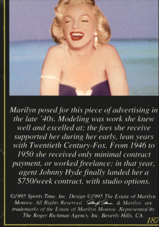 A3714- 1995 Marilyn Monroe II Actress #s 101-200 -You Pick- 15+ FREE US SHIP