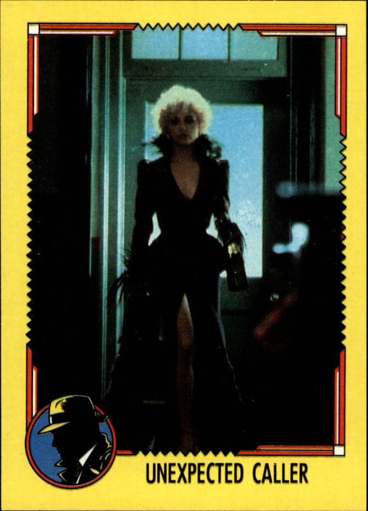 1990 Topps Dick Tracy #45 Unexpected Caller