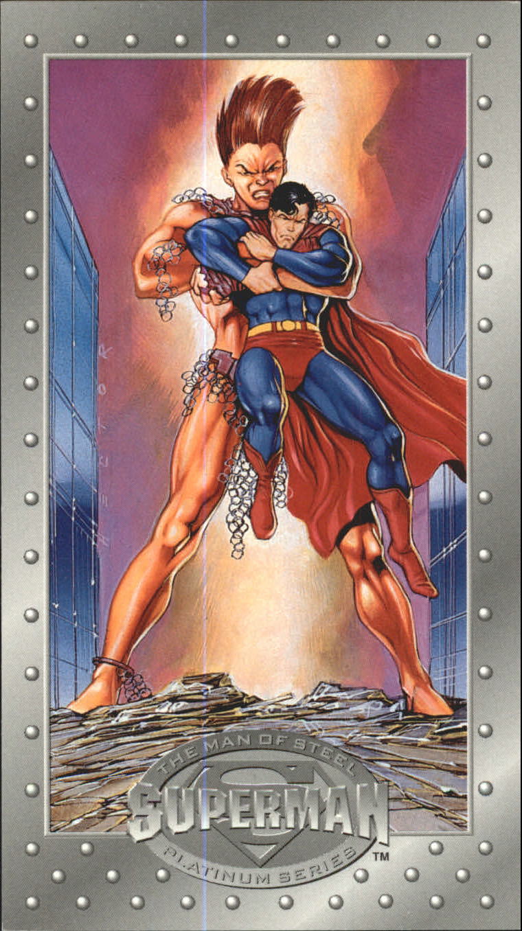 1994 SkyBox Superman Man of Steel Platinum Series Premium Edition #41 Rampage