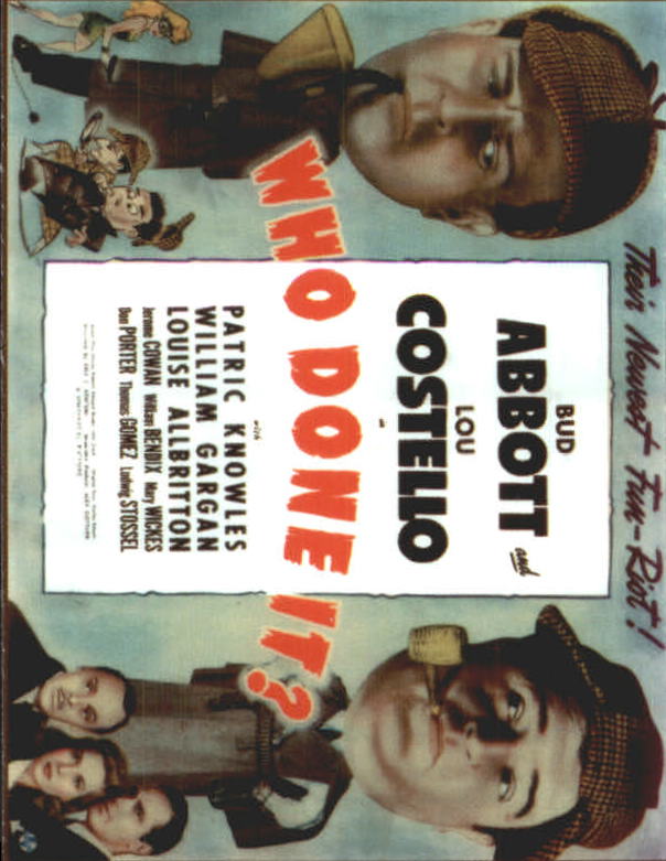 1996 DuoCards Abbott and Costello #31 Who Done It?