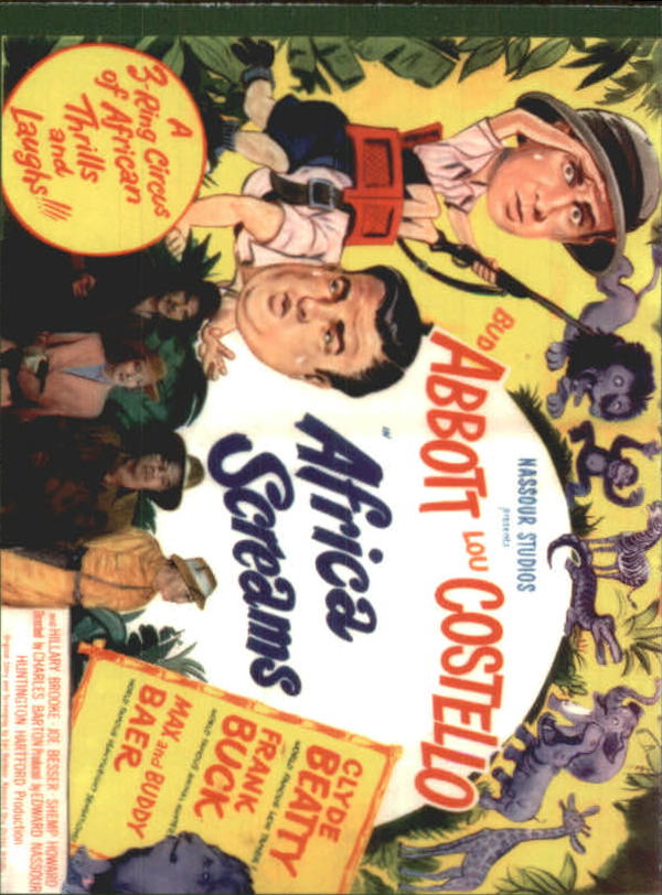 1996 DuoCards Abbott and Costello #52 Africa Screams