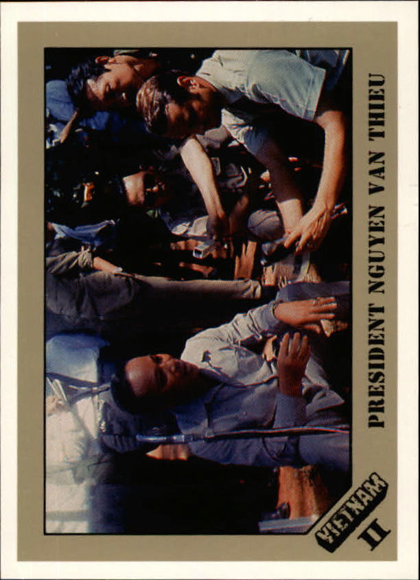 1991 Dart FlipCards Vietnam Facts Series II 83 President Nguyen Van