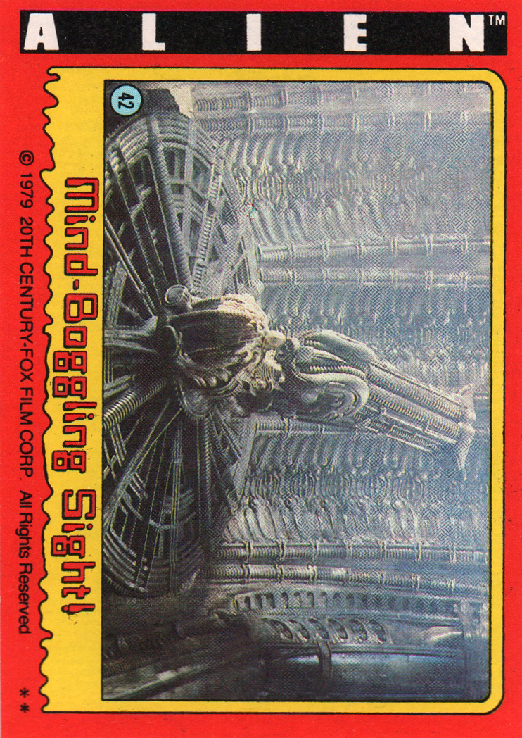1979 Topps Alien #42 Mind-Boggling Sight