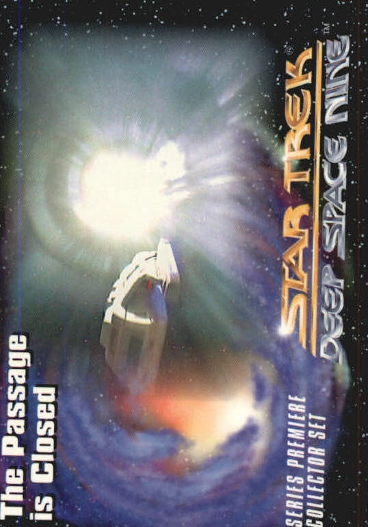 1993 SkyBox Star Trek Deep Space Nine #35 The Passage Is Closed