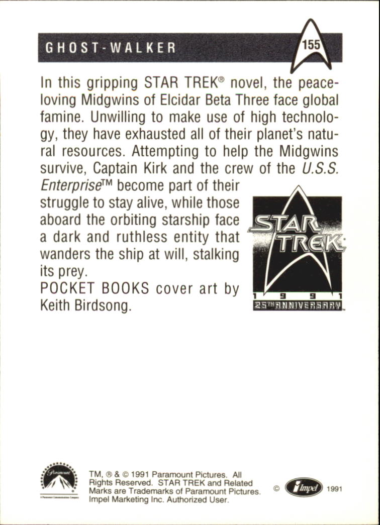 1991 Impel Star Trek 25th Anniversary #155 Ghost-Walker back image