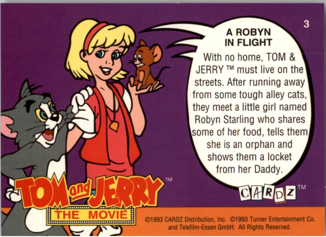 1993 Cardz Tom and Jerry 3 A Robyn in Flight NMMT