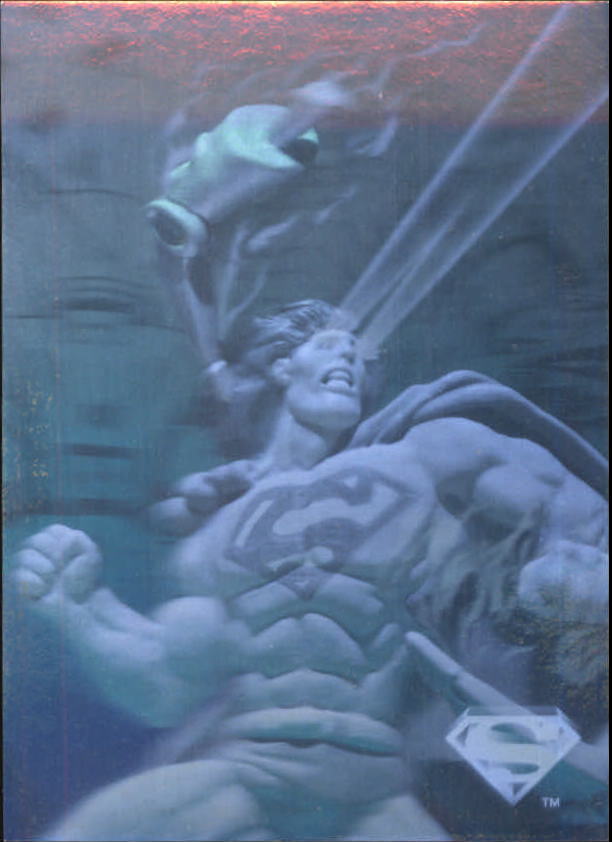 Superman Holo Series (1996 Fleer Skybox) "Main Set" Cards #1 to #50 - Picture 18 of 98