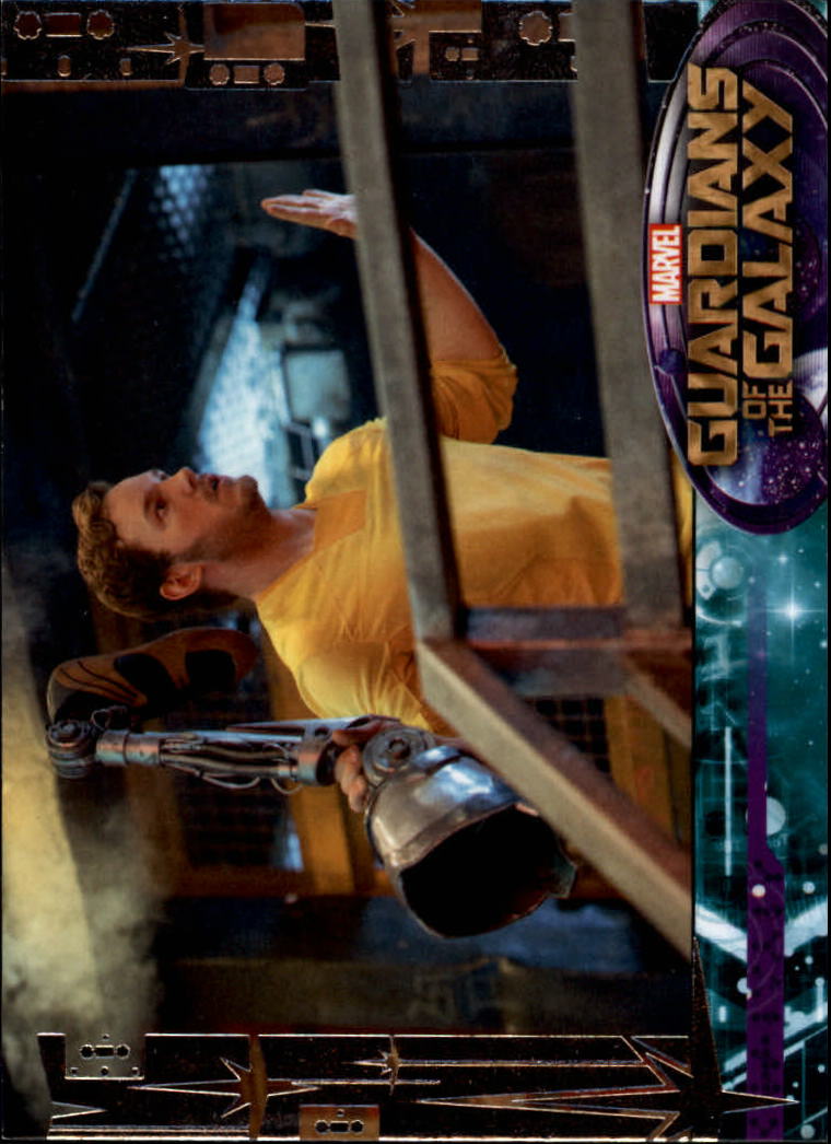 2014 Upper Deck Guardians of the Galaxy #39 For their escape, Rocket assigned Peter Quill with
