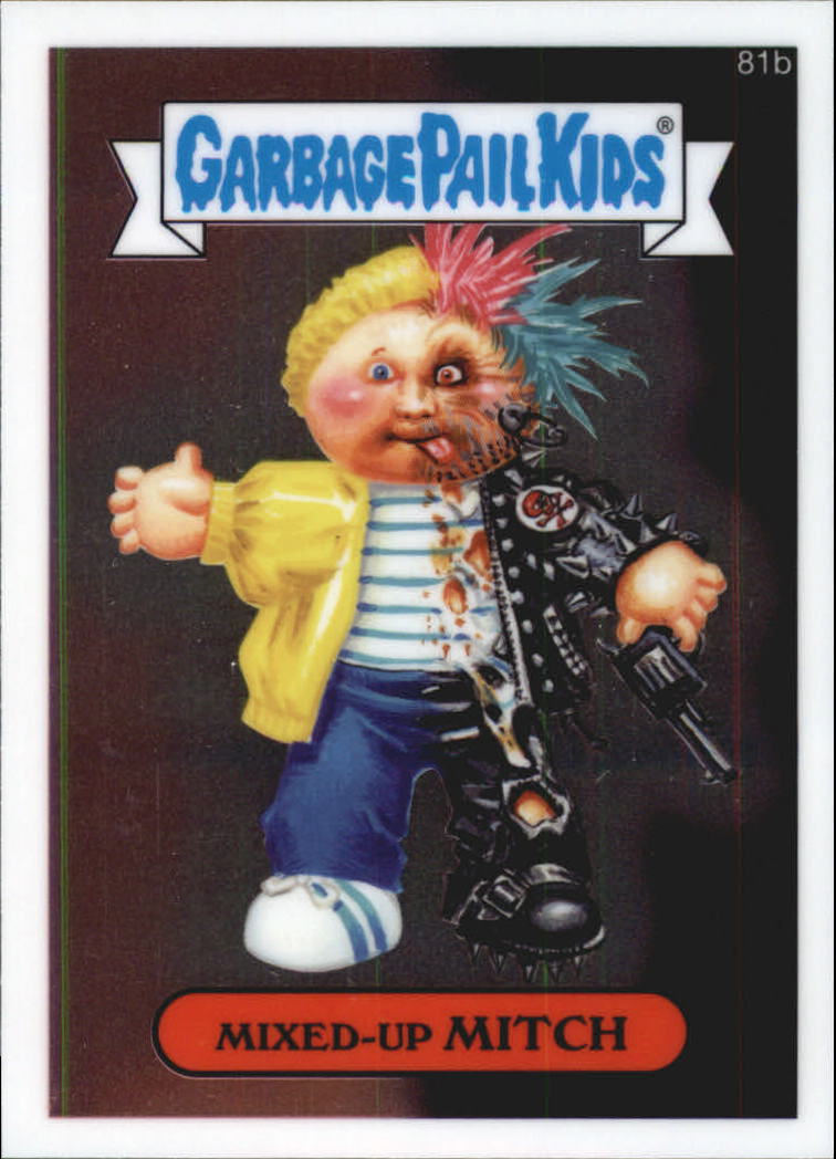 2014 Garbage Pail Kids Chrome Series Two #81B Mixed-Up Mitch - NM-MT | eBay