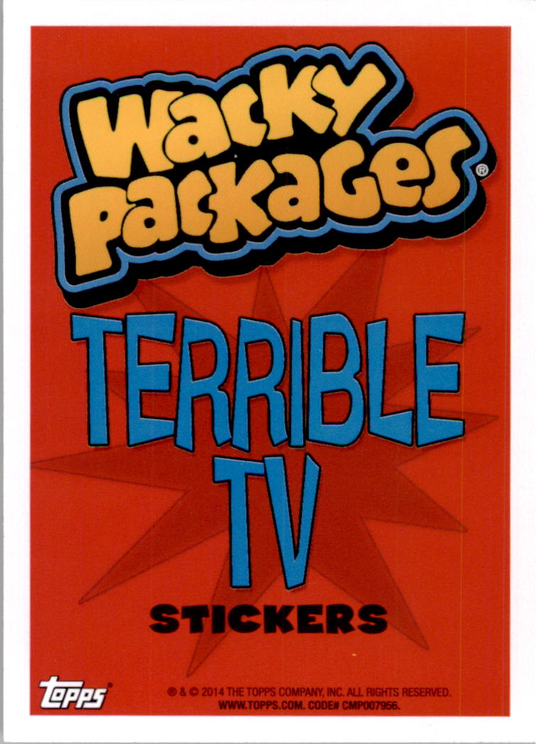 2014 Topps Wacky Packages Series One Terrible TV #6 Adventure